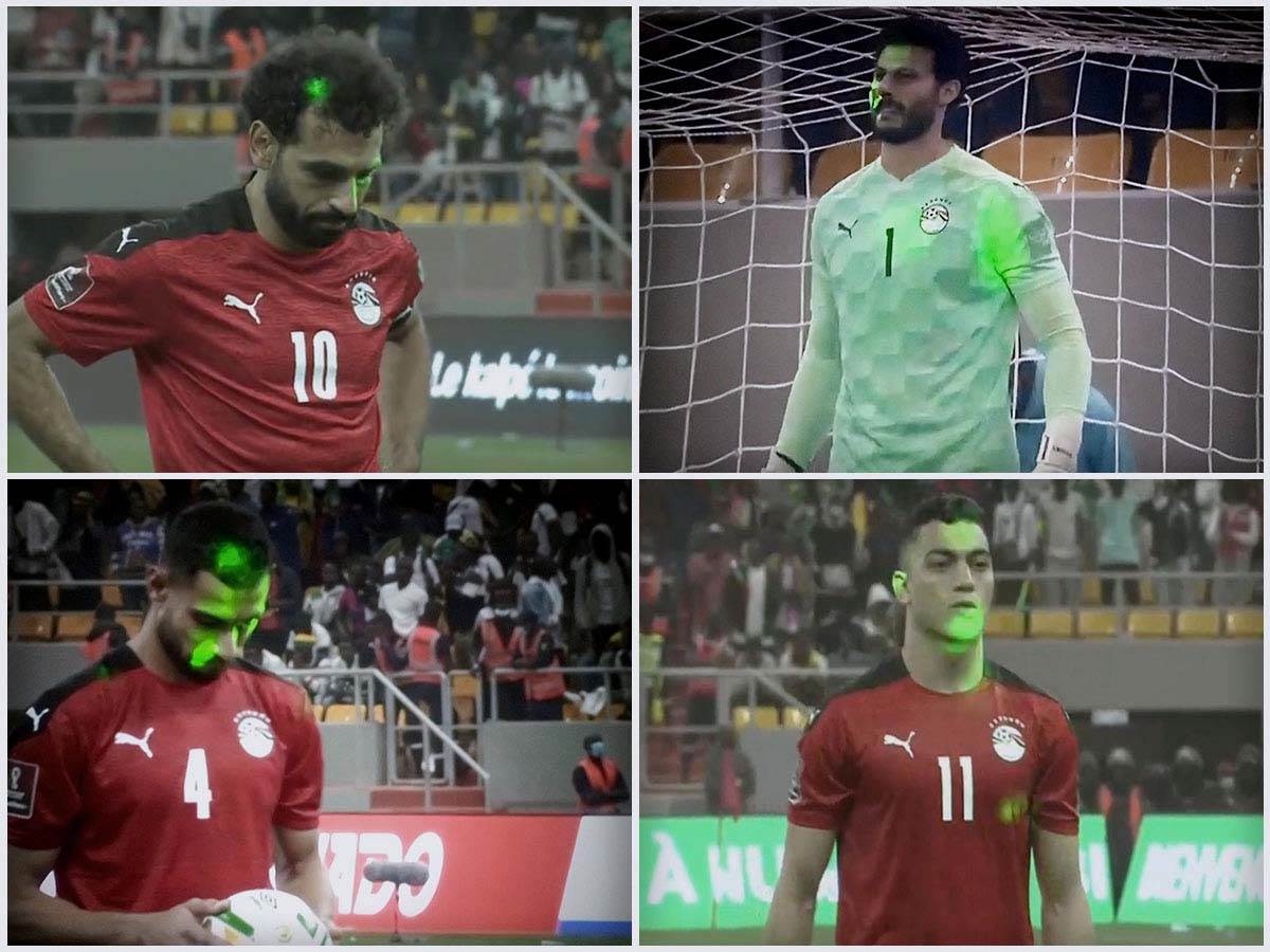  Navijači laserima ometali igrače Egipta prilikom izvođenja penala 
