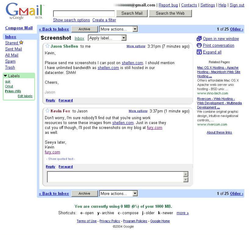 Gmail slavi 20. rođendan Gmail slavi 20. rođendan