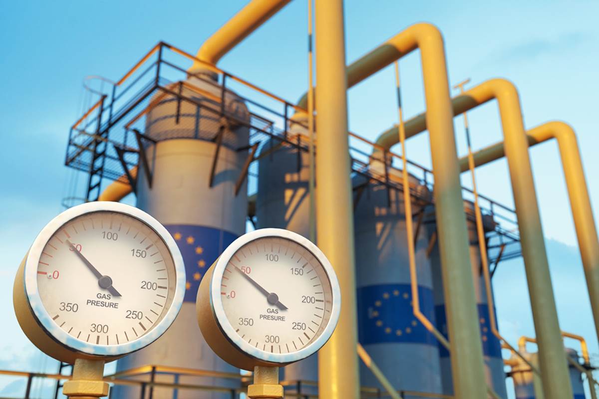  Gasprom isporučuje gas Evropi 