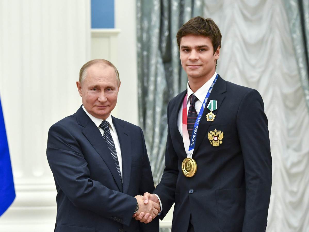  Plivač Jevgenij Rilov podržava Vladimira Putina 