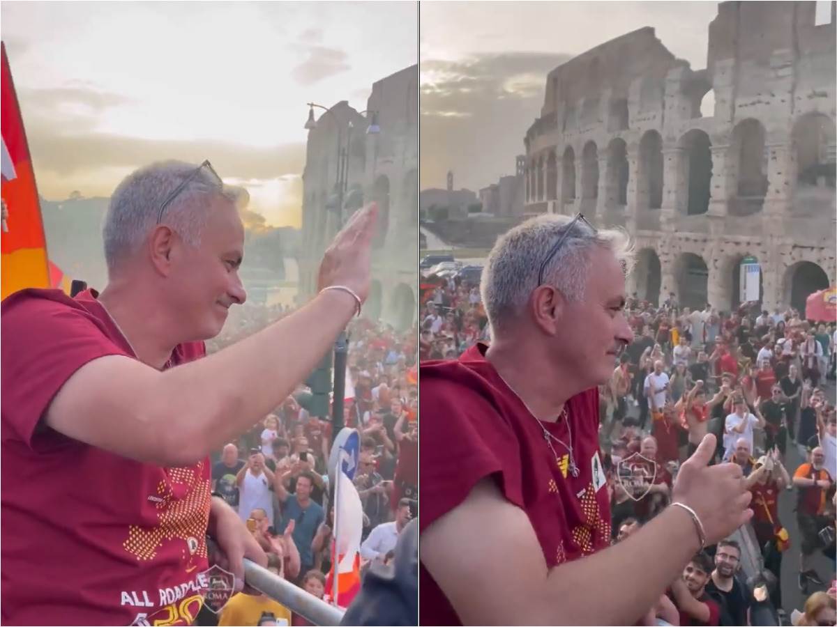  Žoze Murinjo proslavio evropski trofej Rome 