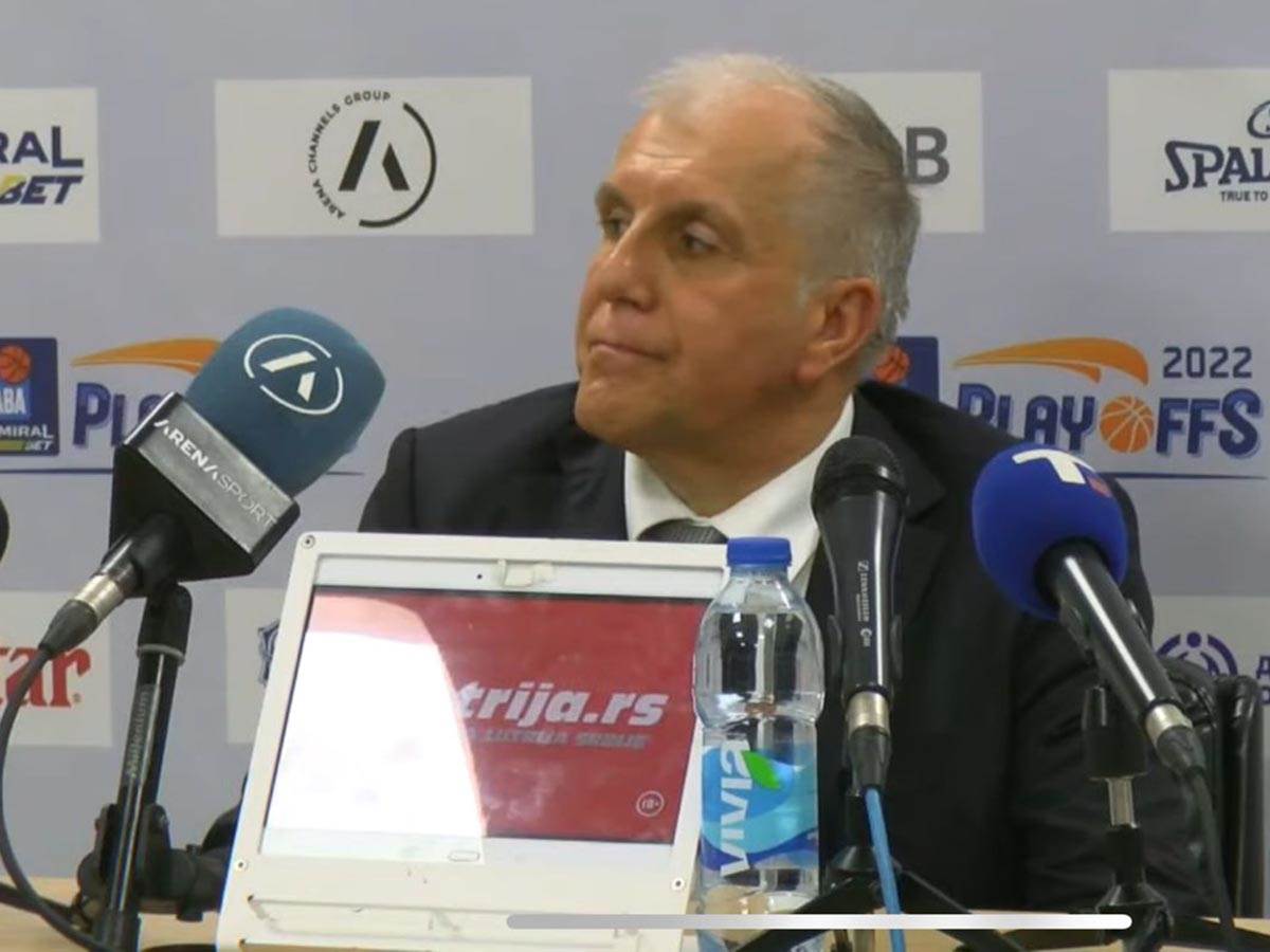  Željko Obradović nakon poraza od Crvene zvezde 