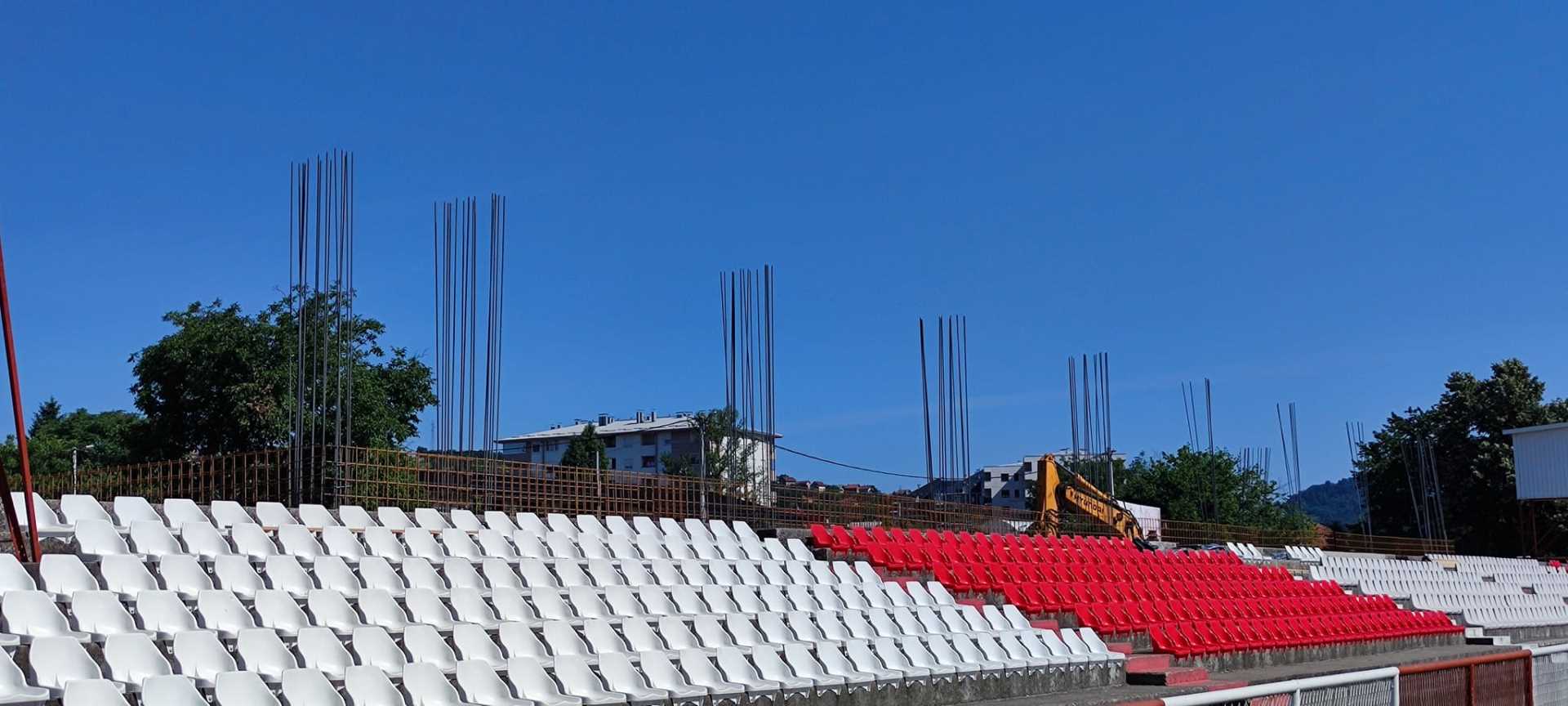  Radovi na stadionu Luke u Doboju FOTO 