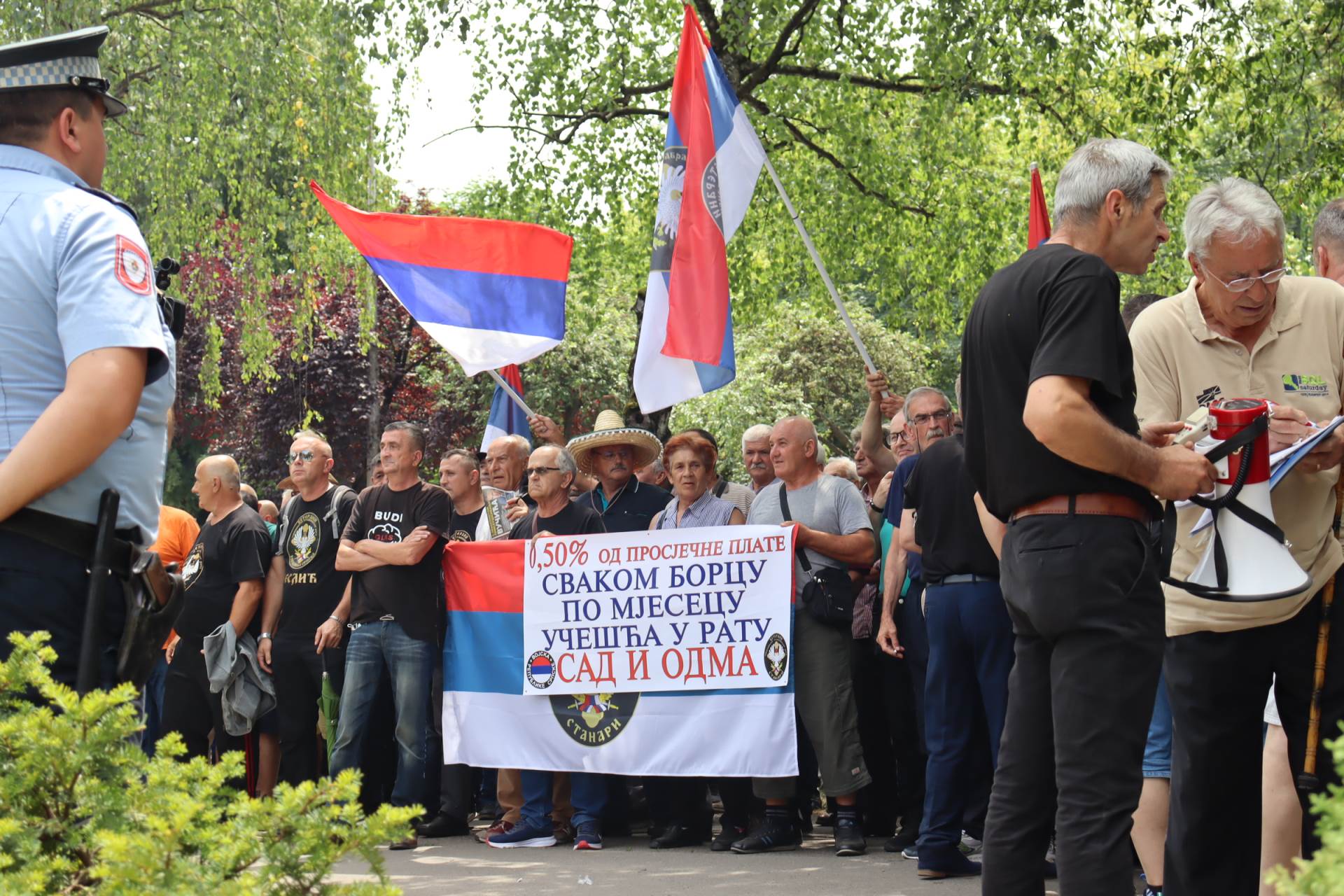 Protest veterana u Banjaluci 