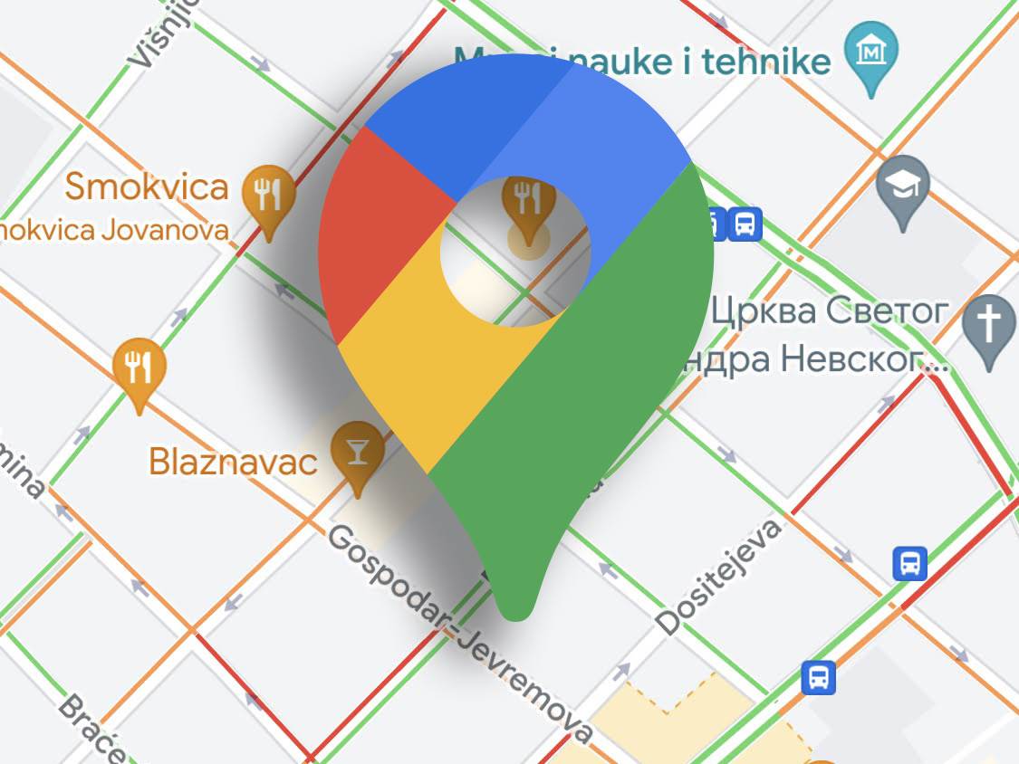 Google Maps widget za stanje u saobraćaju 
