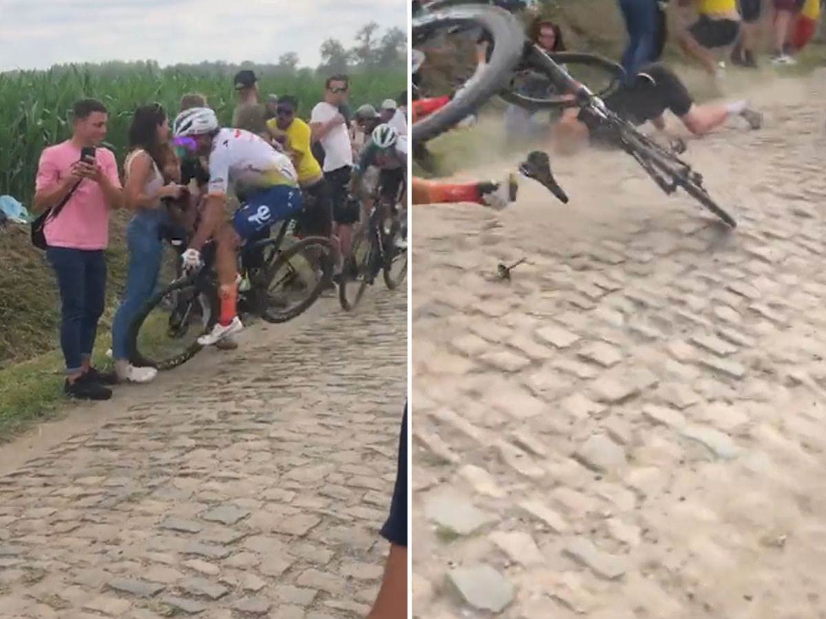  Biciklista na Tur de Fransu sudario se sa navijačicom i slomio vrat 