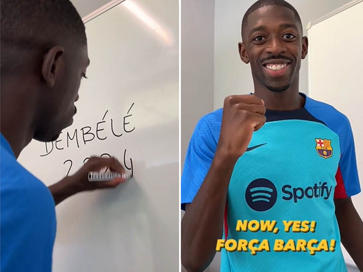  Usman Dembele produžio ugovor sa Barselonom 