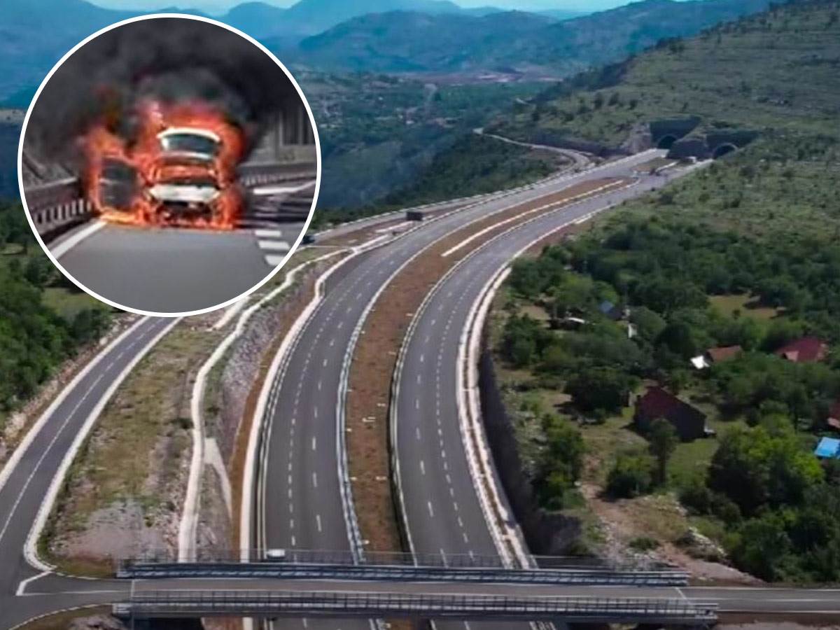  Velike vrućine na crnogorskom autoputu 