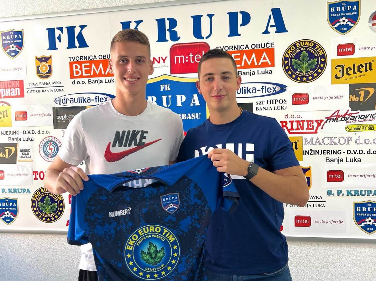  Luka Damjanović novi golman FK Krupa 