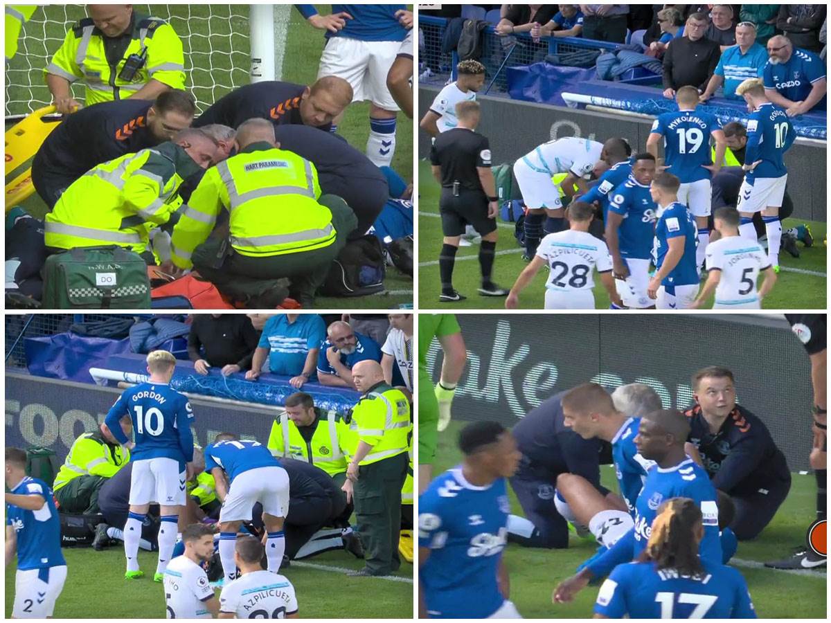  Teška povreda na meču Everton - Čelsi 