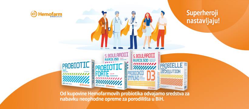  Hemofarm izdvaja dio sredstava od prodaje probiotika za podršku porodilištima u BiH 