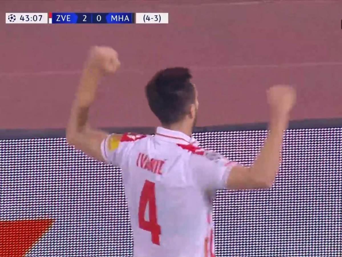  Crvena zvezda Makabi gol za 2:0 