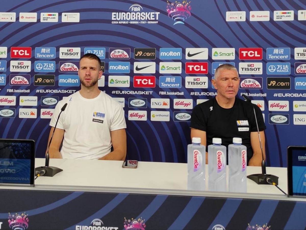  Gordan Firić i Miralem Halilović pred početak Eurobasketa 