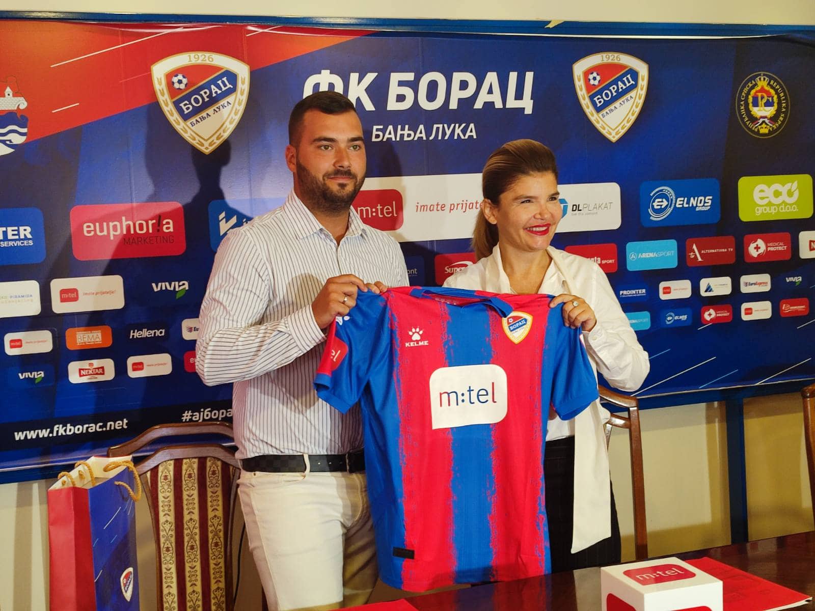  FK Borac i m:tel potpisali ugovor o generalnom sponzorstvu treći put zaredom 