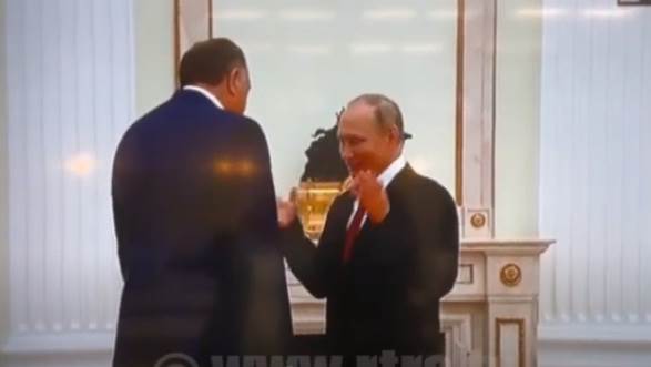 Dodik se sastao sa Putinom: Pričalo se o fudbalskoj utakmici BiH i Rusije (VIDEO) 