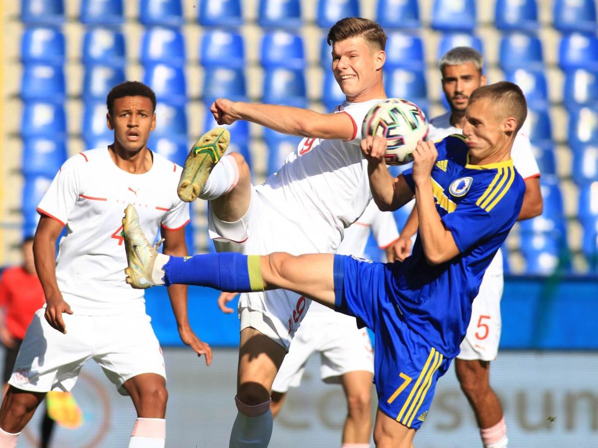  U21: BiH - Švajcarska - prijateljska utakmica - debi Igor Janković 