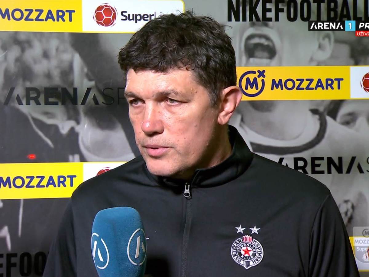  Gordan Petrić zadovoljan pobjedom Partizana protiv Vojvodine 4:1 