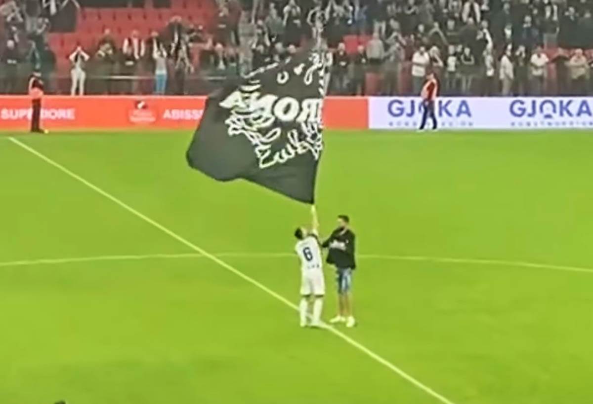  Albano Aleksi provokacija na stadionu  