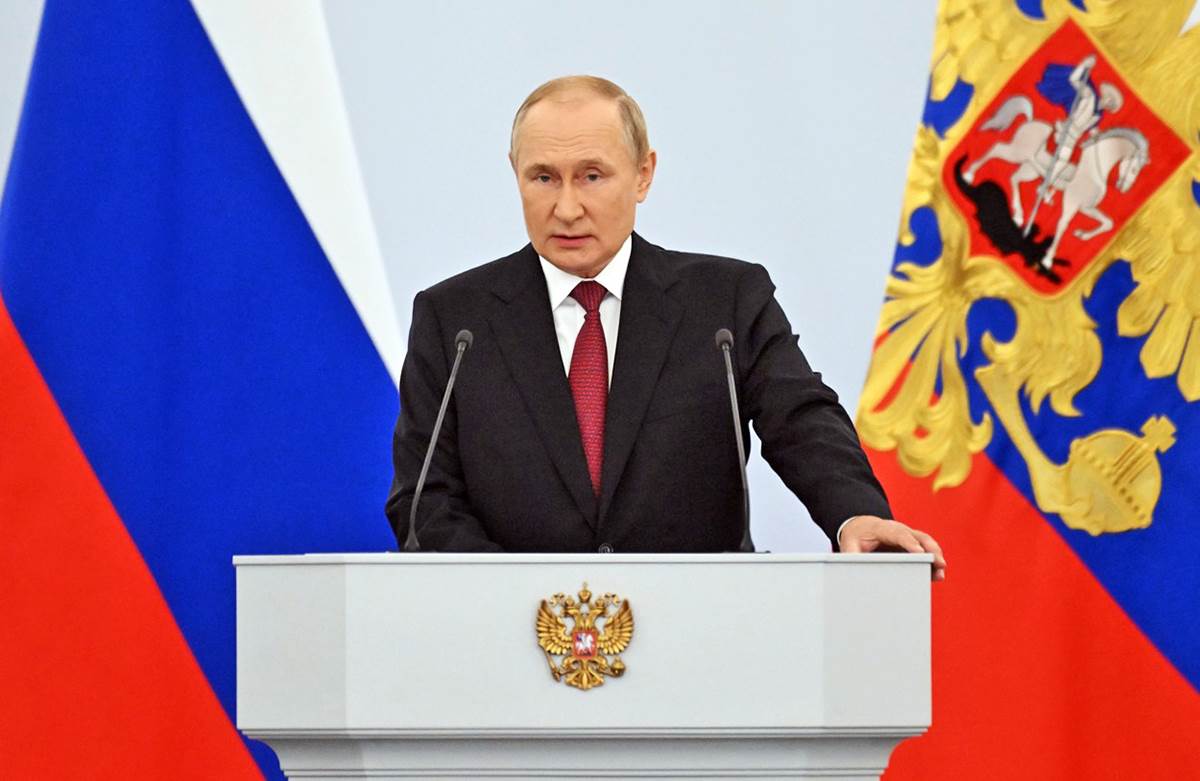  Putin ozvaničio prijem četiri ukrajinske oblasti u sastav Ruske Federacije   