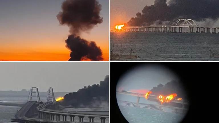  Snimak eksplozije most Krim 