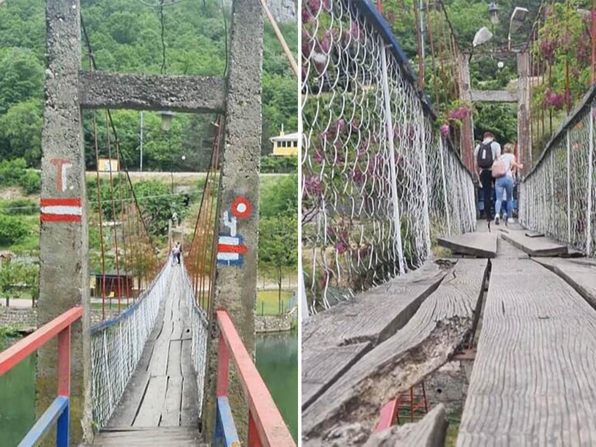  Slike mosta kod Ovčar banje prije nesreće 