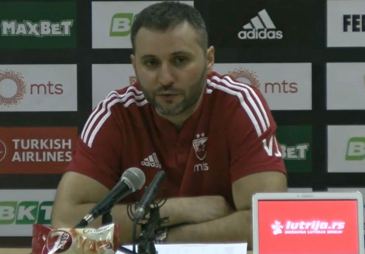  vladimir jovanović nakon utakmice crvena zvezda panatinaikos  