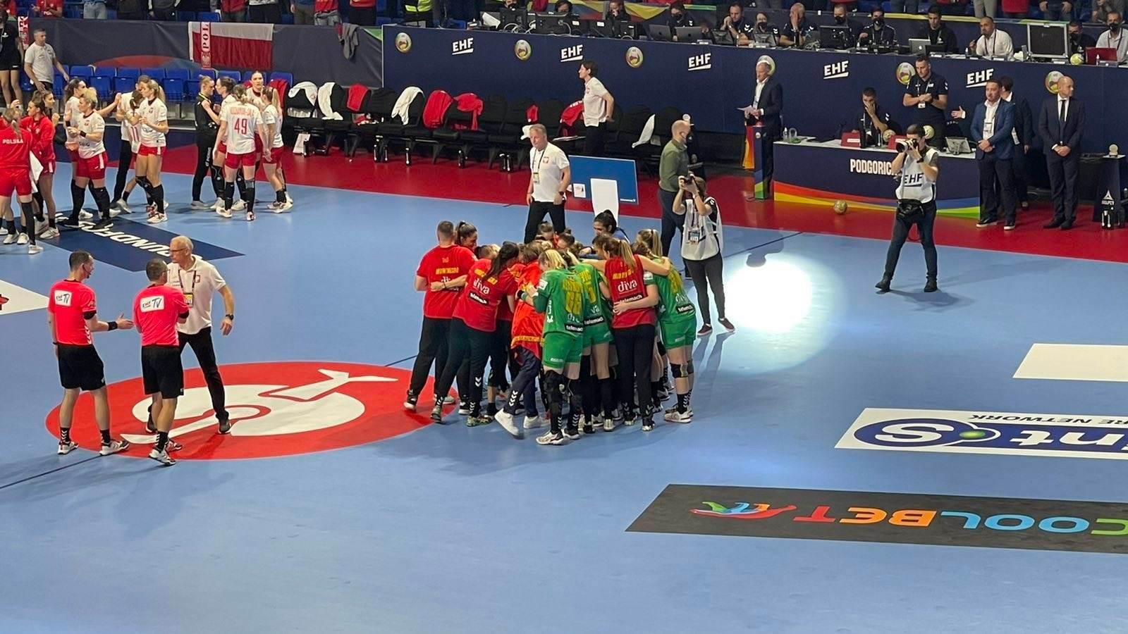 Crna Gora Danska polufinale Evropskog prvenstva 