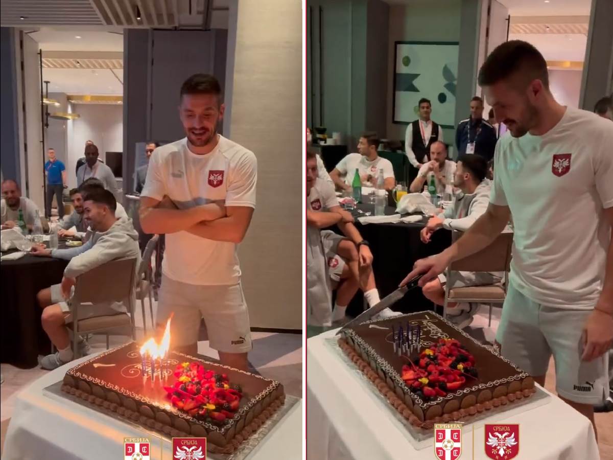  Dušan Tadić proslavio rođendan na Svjetskom prvenstvu 