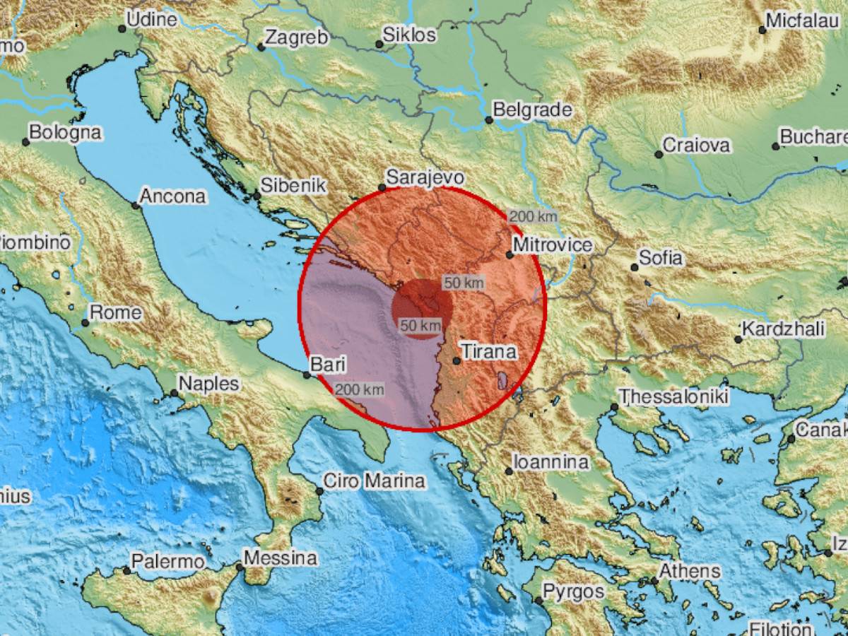  Zemljotres pogodio Crnu Goru 