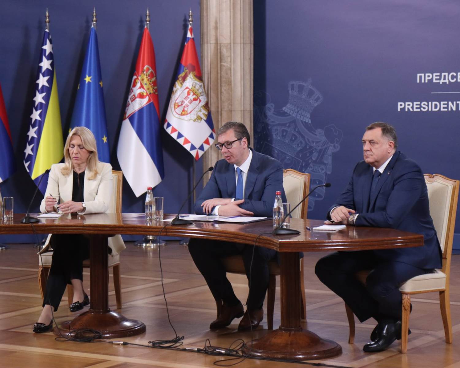  Vučić, Dodik i Cvijanovićeva 