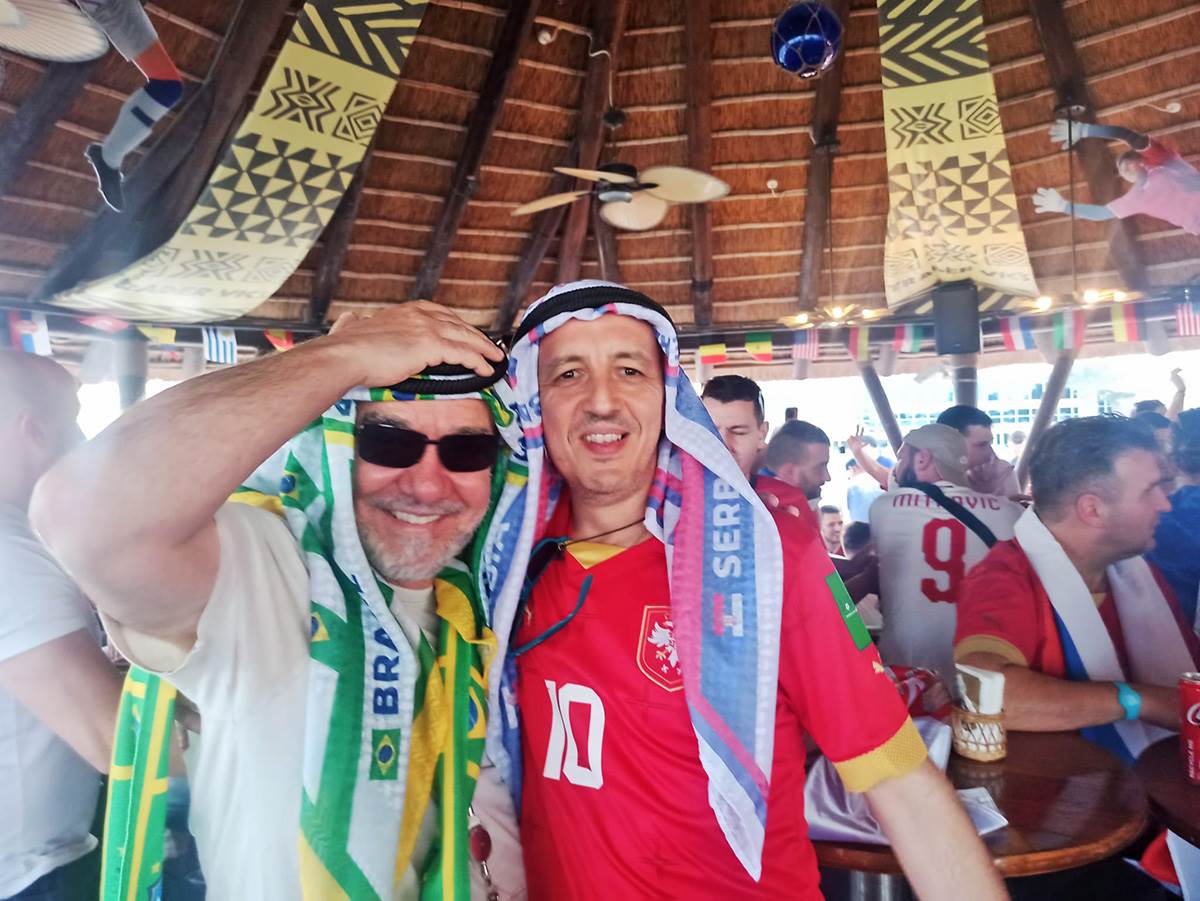  Brazilac u Kataru sa srpskim navijačima 