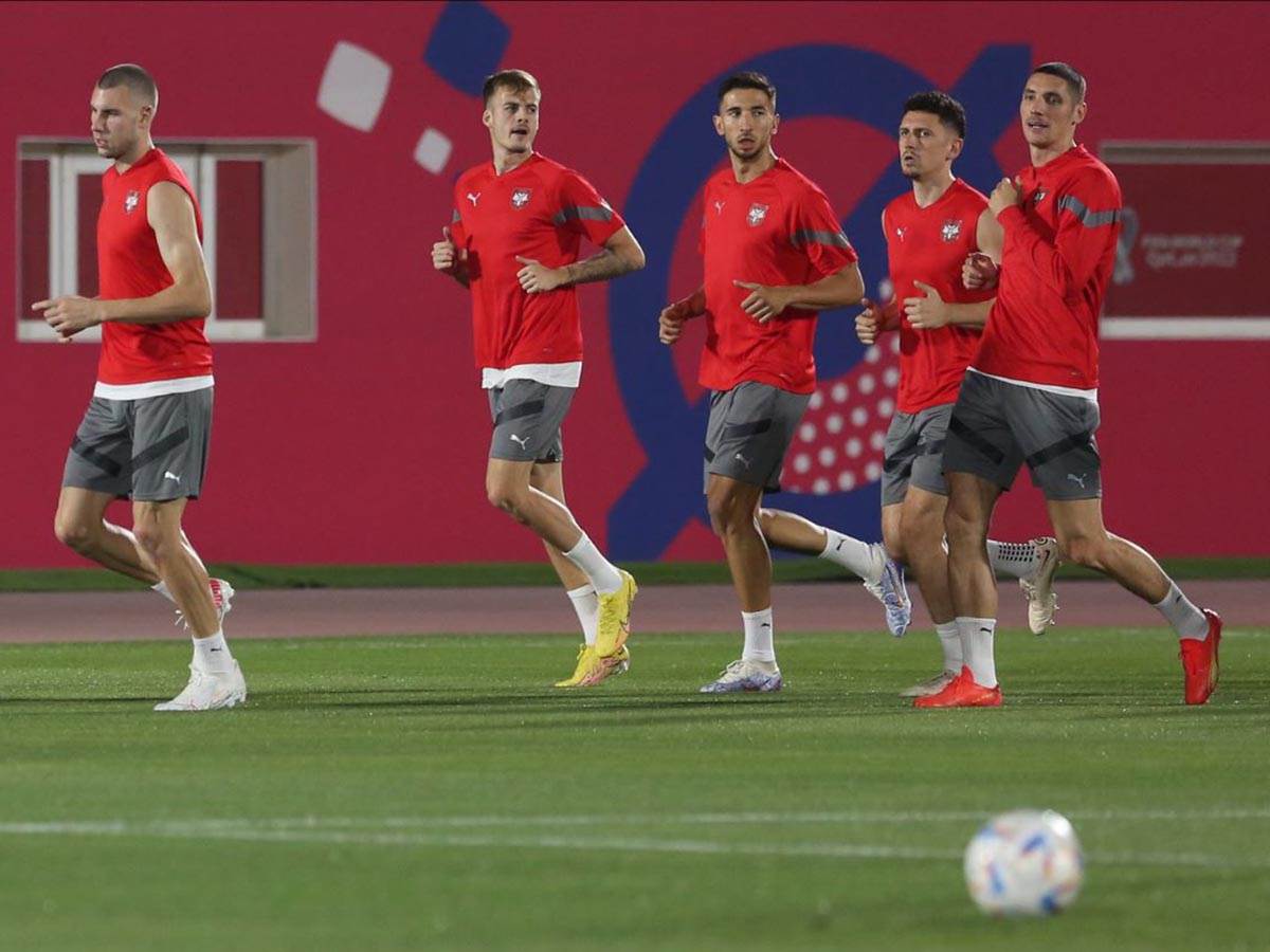  srbija odradila posljednji trening pred utakmicu protiv švajcarske  