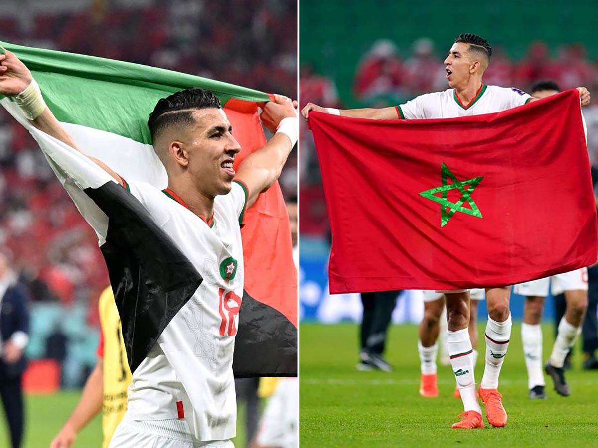  Marokanci slavili sa palenstinskom zastavom 