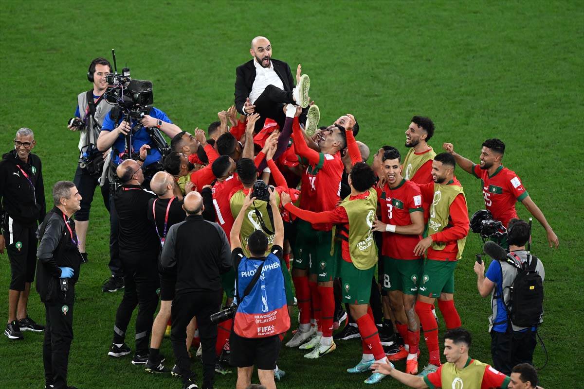  Porodice najveća snaga fudbalera Maroka na Svjetskom prvenstvu 