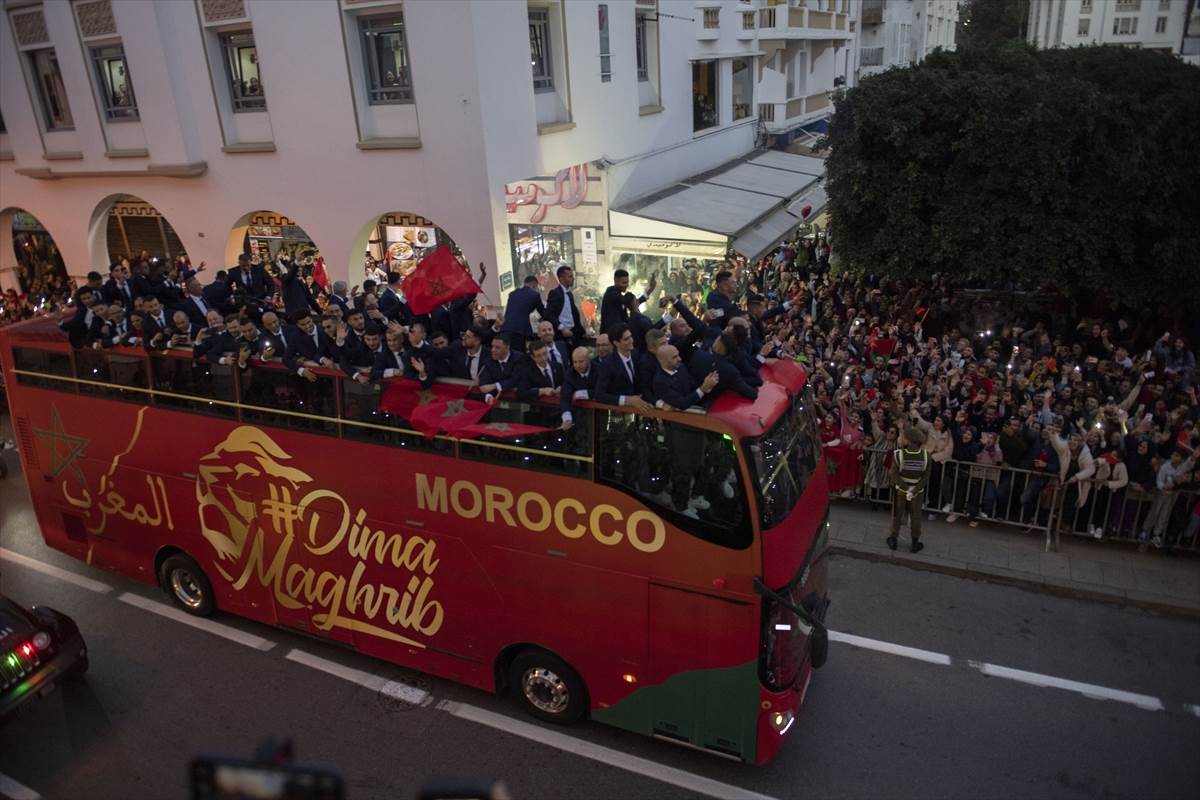  Doček fudbalera Maroka poslije Mundijala FOTO 