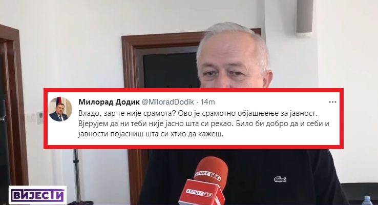  Dodik na Tviteru Vladimir Vladičić 