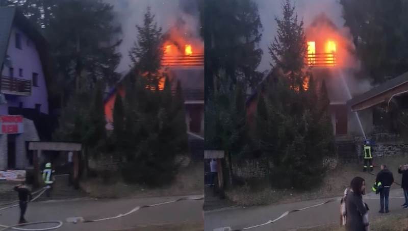 Požar u vikendici na Vlašiću 