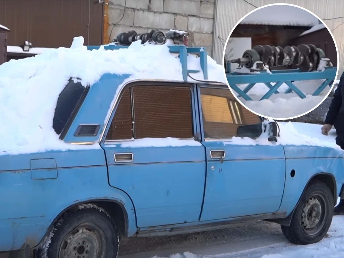  Rusi napravili čistač snijega 