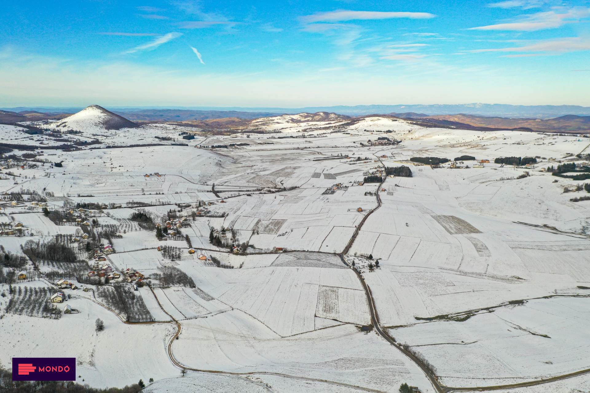 Manjaca Mapa Snijeg na Manjači | Foto