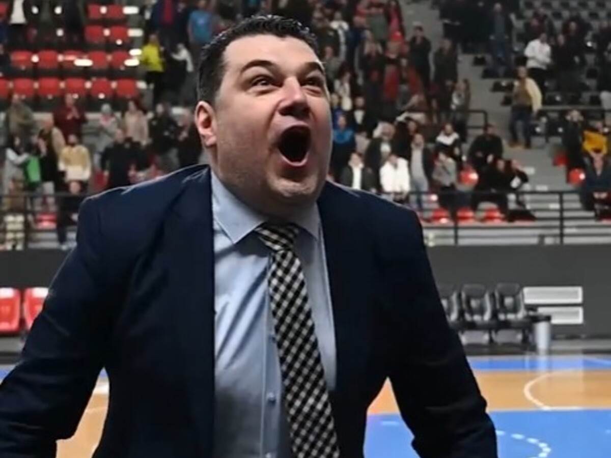  Dragan Nikolić slavlje poslije pobjede MZT-a protiv Cedevita Olimpije 