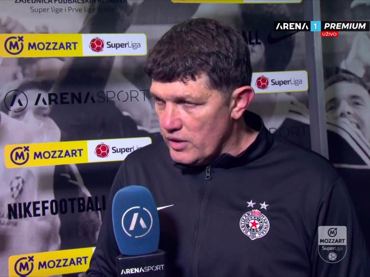  Goordan Petrić komentarisao poraz Partizana od Mladosti 0:4 