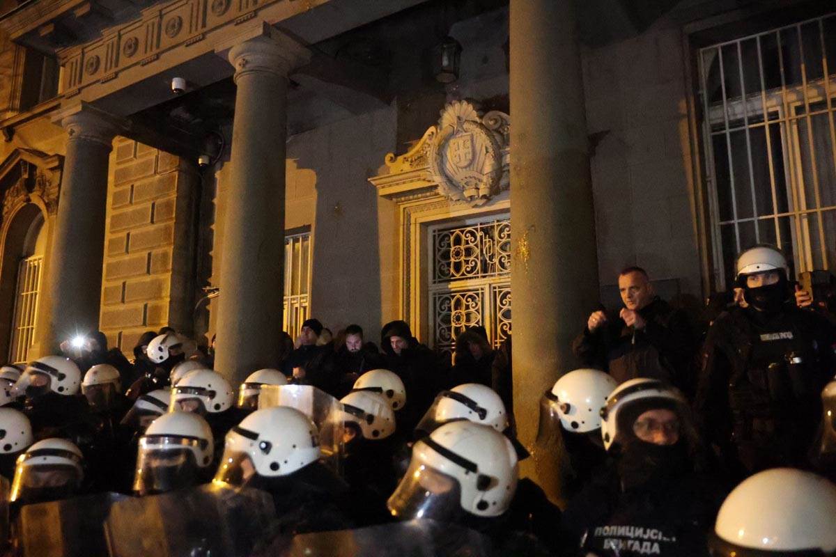  Protest ultradesničarske organizacije u Srbiji 