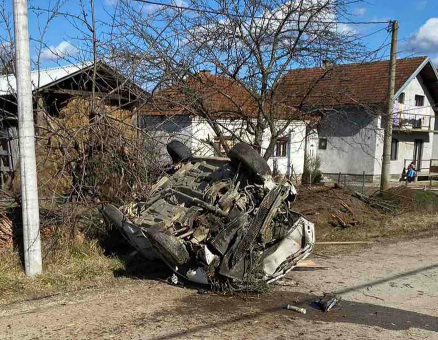  Prevrnuo se pežo put Bratunac Skelani 