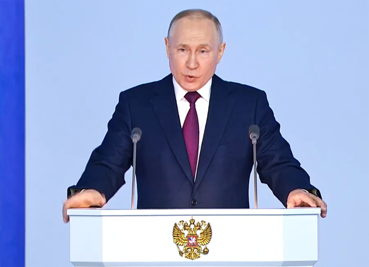  Govor Vladimira Putina na godišnjicu rata u Ukrajini 
