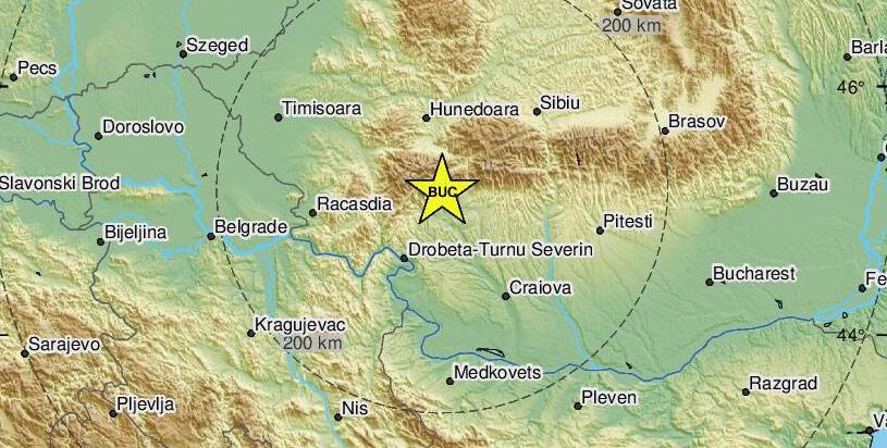  Novi zemljotres u Rumuniji 