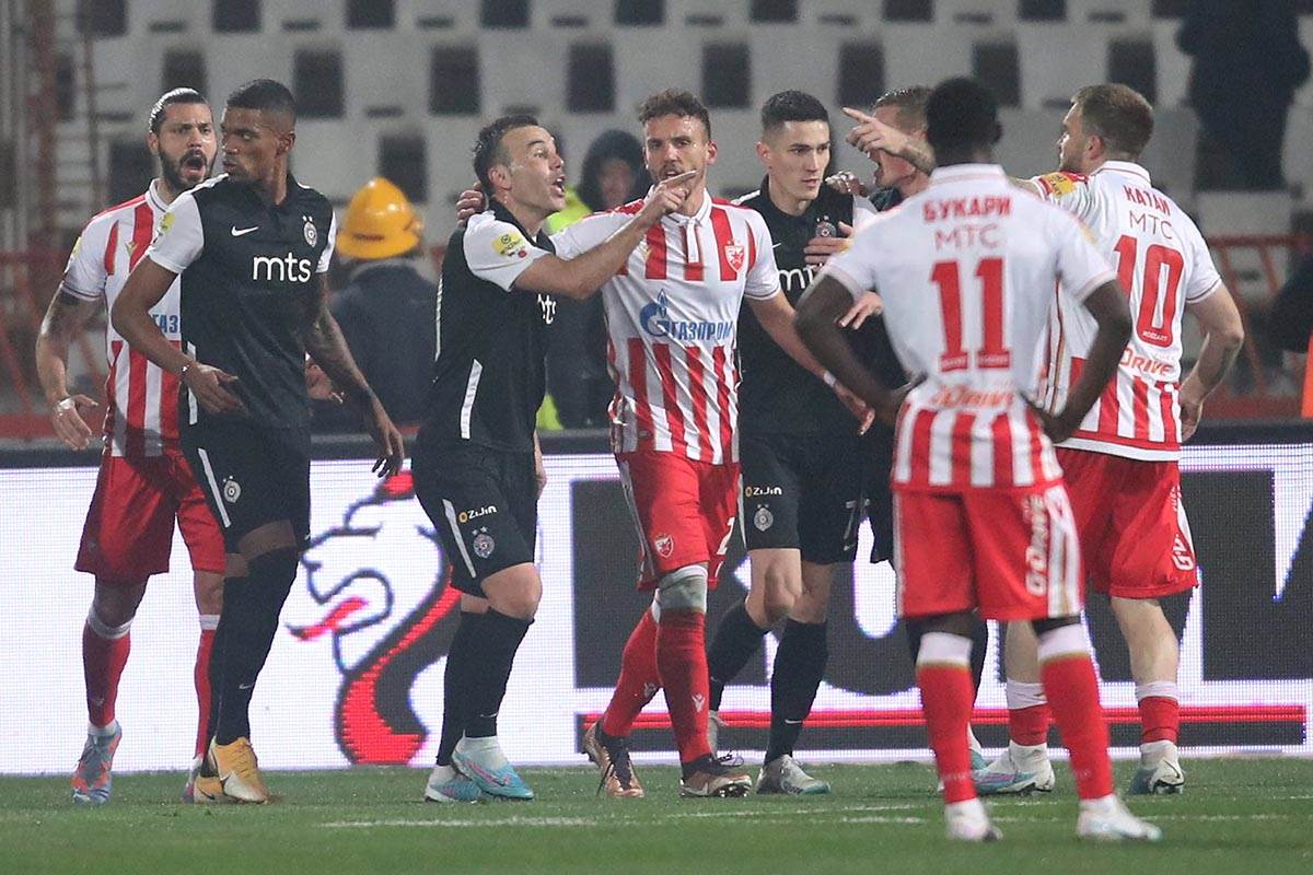  Sukobi na utakmici Crvena zvezda Partizan 