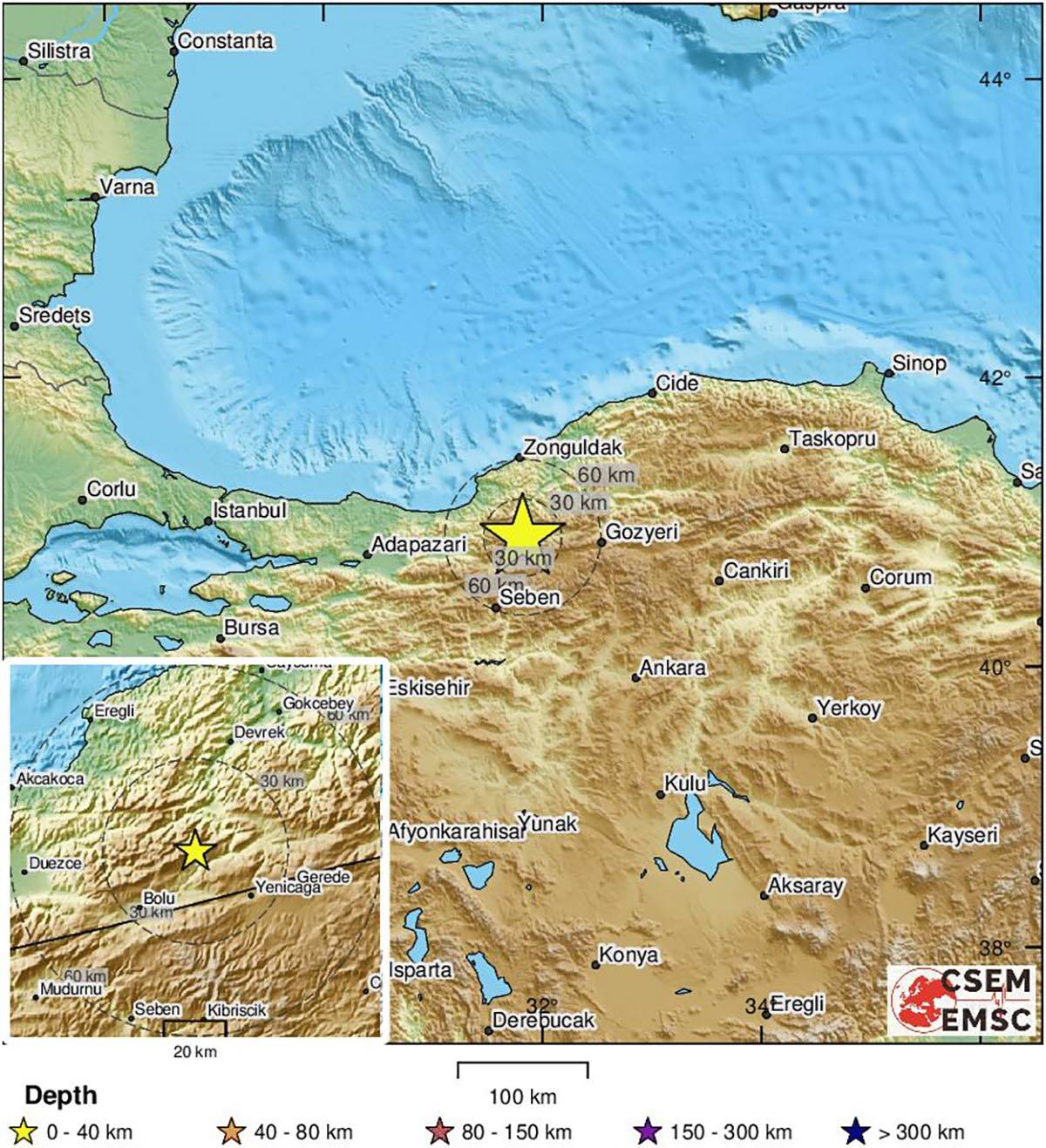  Treslo se u centralnom dijelu Turske 