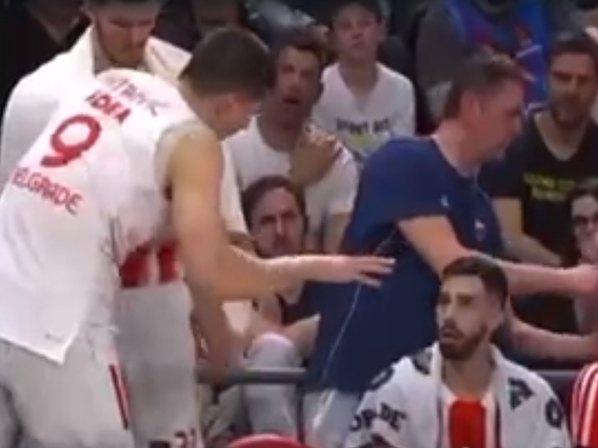 Svadja igraca Crvene zvezde Luke Mitrovića i Luke Vildoze Svadja igraca Crvene zvezde Luke Mitrovića i Luke Vildoze