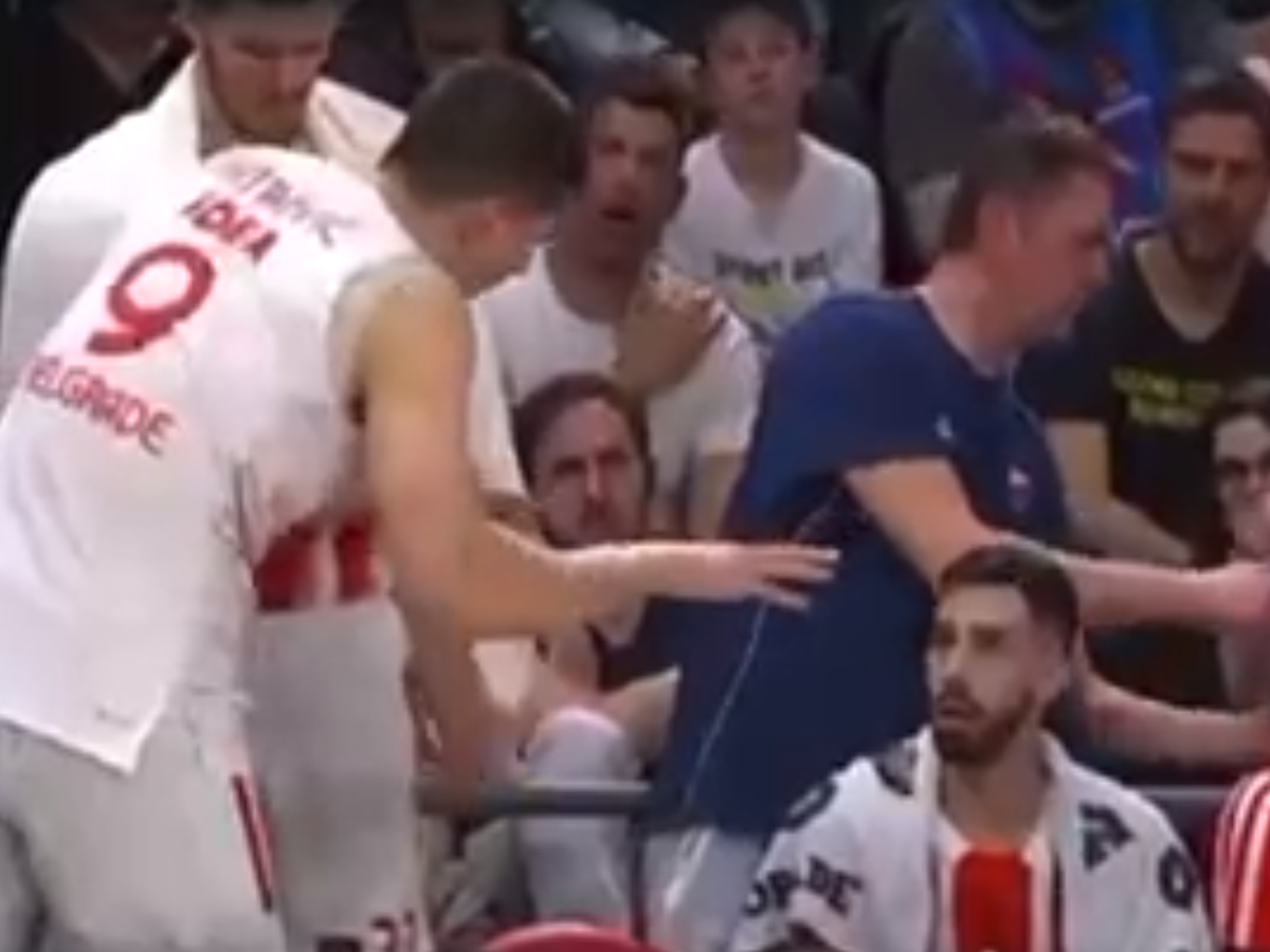  Svadja igraca Crvene zvezde Luke Mitrovića i Luke Vildoze 