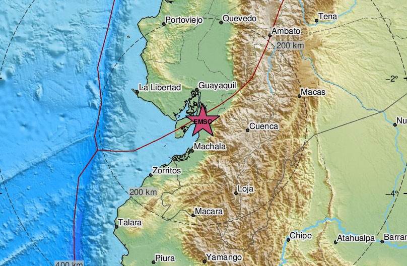  Jak zemljotres pogodio Ekvador 